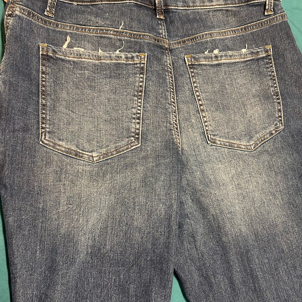 Maurices High Rise Dark Blue Jeans - Picture 3 of 5